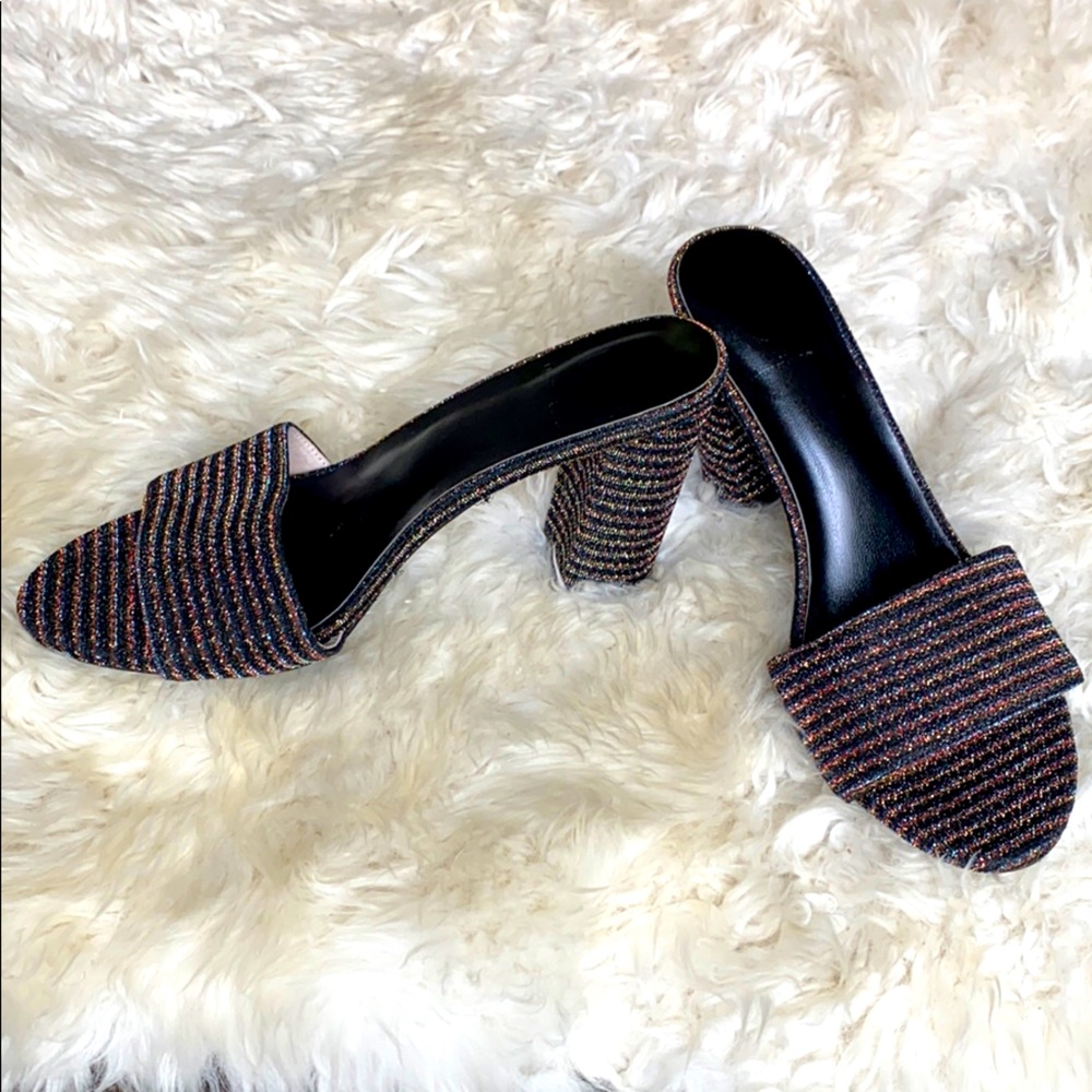 House of Harlow multi color heeled sandals size7.5